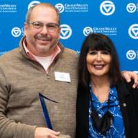 Dr. Stabler with president Mantella